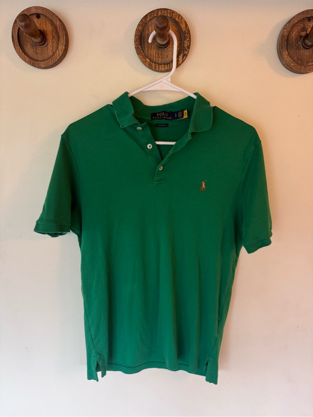 Polo by Ralph Lauren Men’s Green Classic Fit Polo Shirt size small
